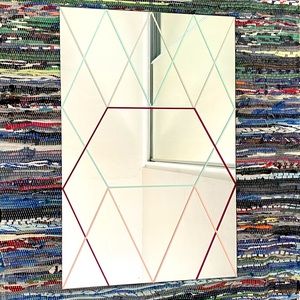 Geometric Pattern Mirror Rectangle